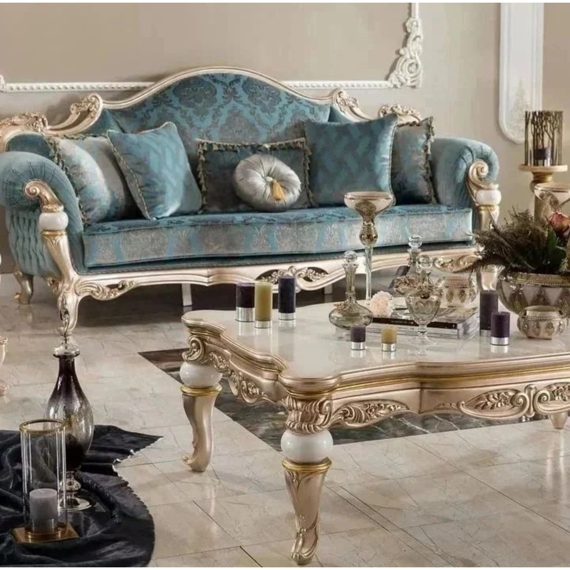 مبلمان مدل نایس نشیمن9نفره و 7نفره  تمام چوب  راش کفی فوم سرد رنگ بندی چوب و پارچه به سلیقه مشتری انجام میشود 