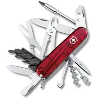 چاقوی ویکتورینوکس مدل Cyber 34 Red Trans کد 17725T