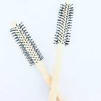 برس گردسیمی دسته چوبی