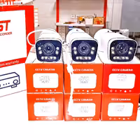 پکیج کامل دوربین مداربسته 6 دوربین 8MP IP (4K) میکروفون دار دید در شب رنگی