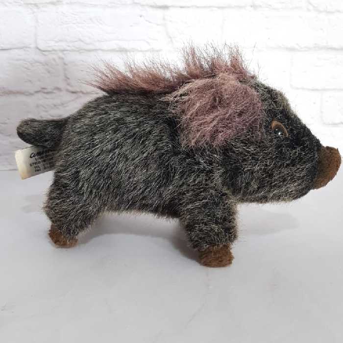 عروسک گراز خز سوزنی 15 سانتی بسیار شبیه واقعی و با کیفیت 