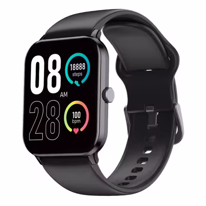 QCY GTC ساعت هوشمند کیو سی وای رنگ مشکی با گارانتی