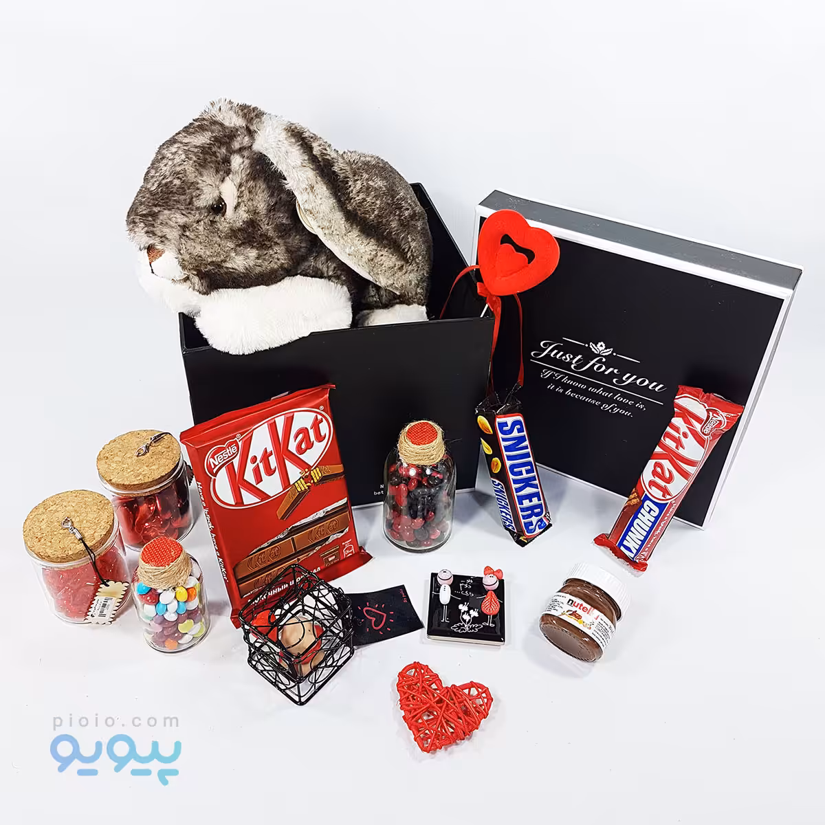 پک کادویی ولنتاین با عروسک خرگوش