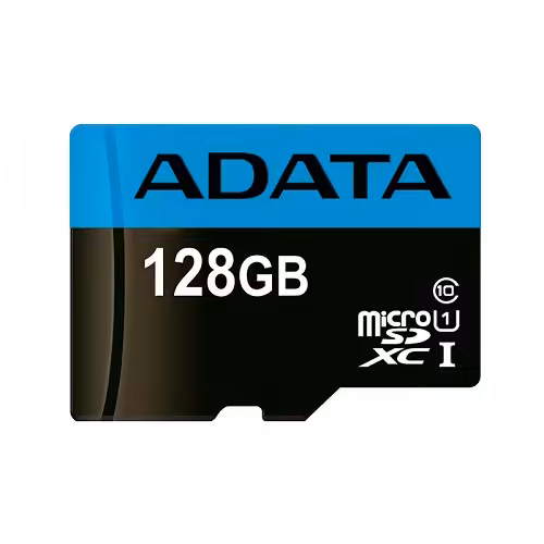 کارت حافظه میکرو اس دی ای دیتا پریمیر UHS-I A1 V10 100MBps با ظرفیت 128 گیگابایت