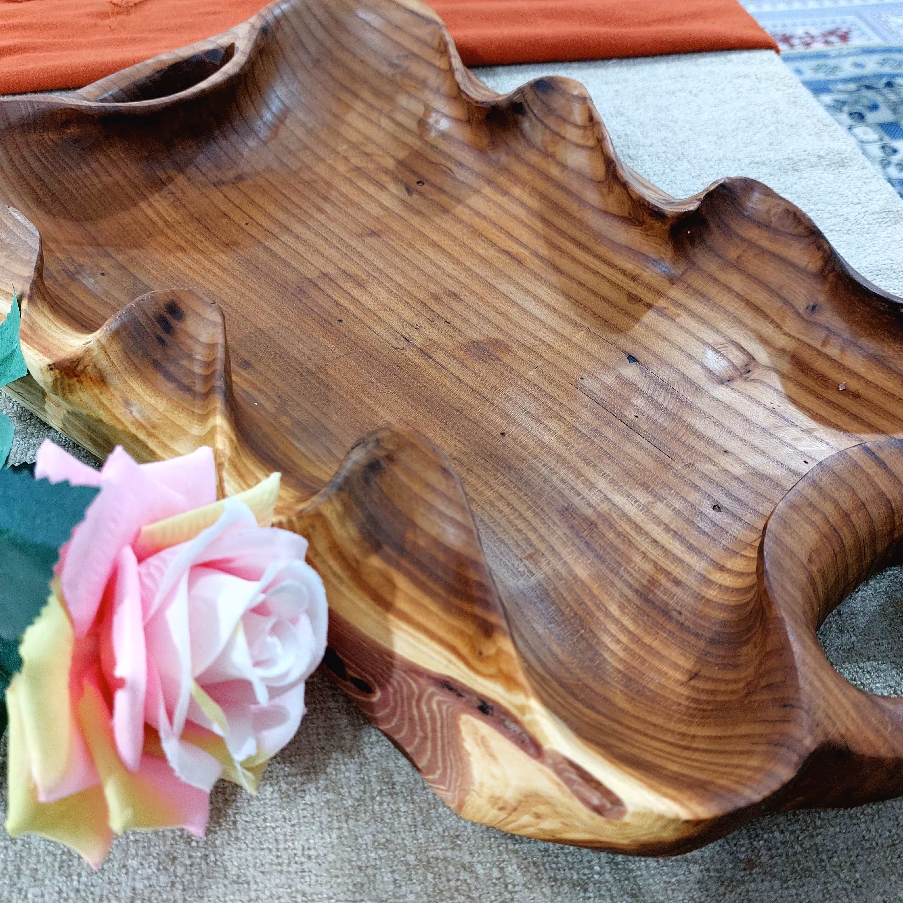 ظرف چوبی دستساز دفورمه کد d47