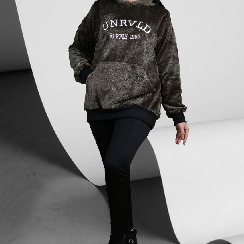 هودی تدی گلدوزی شده از سایز 38 تا 46 ارسال رایگان 