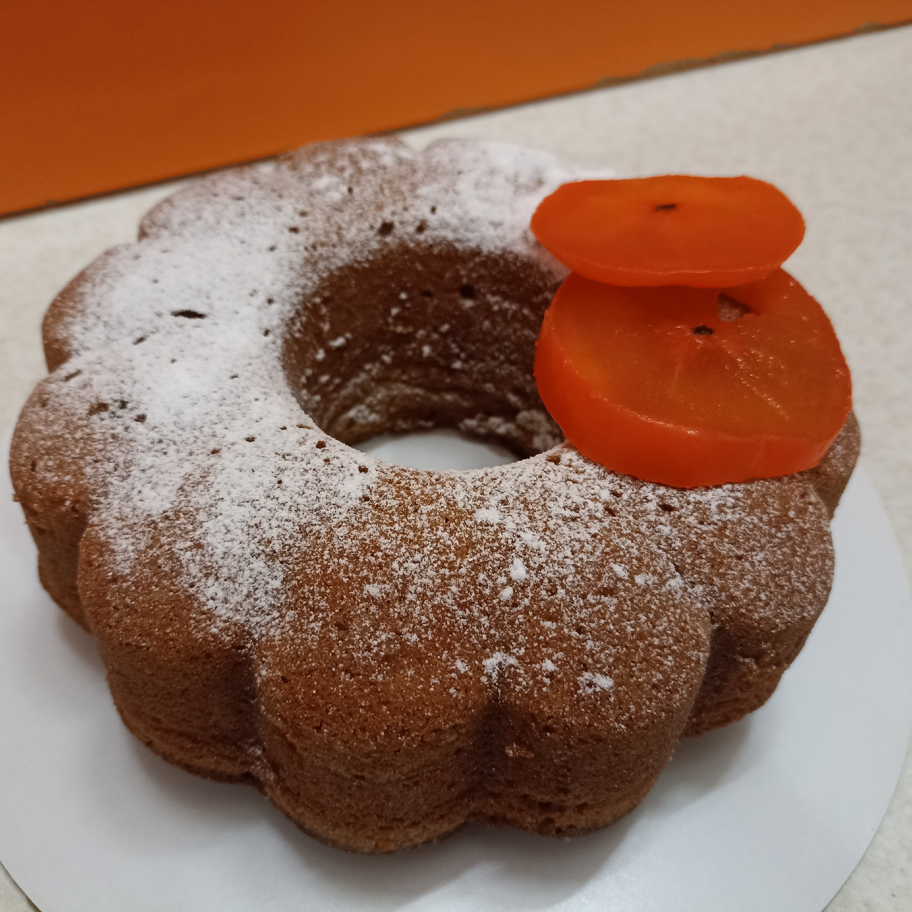 کیک خرمالو خانگی( 900 گرم)