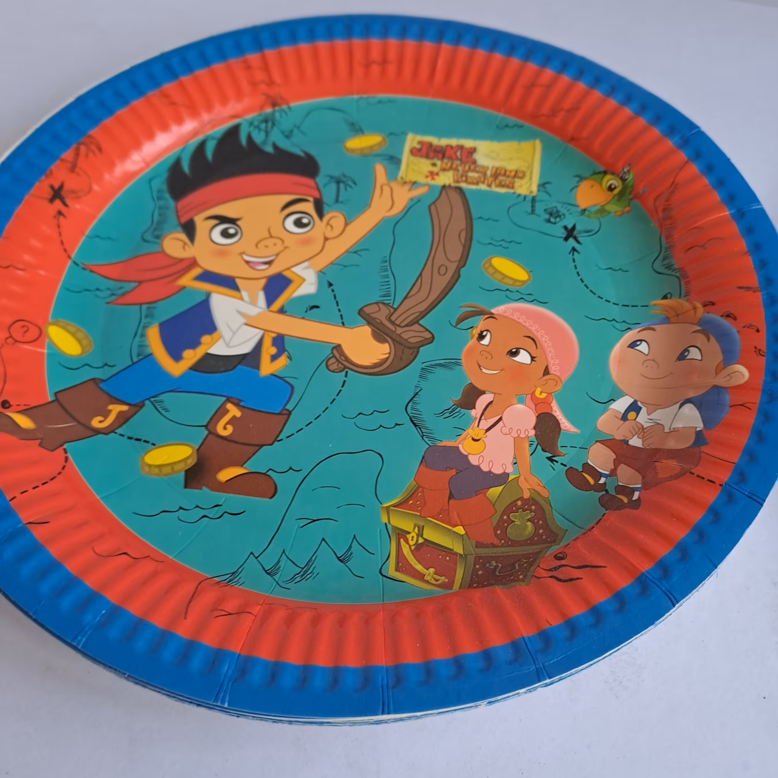 بشقاب غذا خوری کاغذی 10 عددی