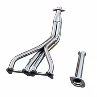 هدرز 405وپارس و سمند ال ایکس xu7 آبکاری استیل همراه با واسطه کوتاه (پس کرایه)