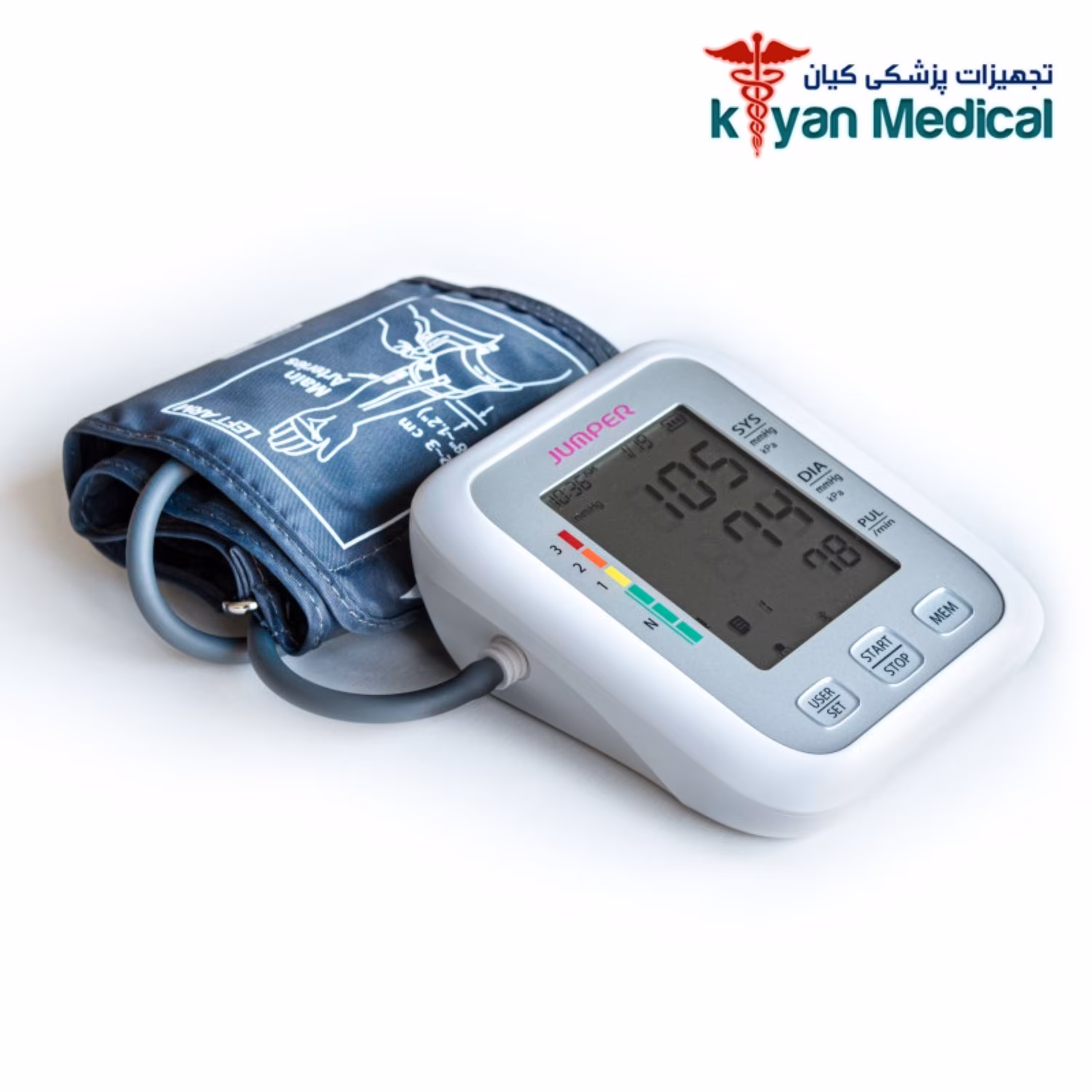 فشارسنج دیجیتال جامپر مدل JPD-HA120
