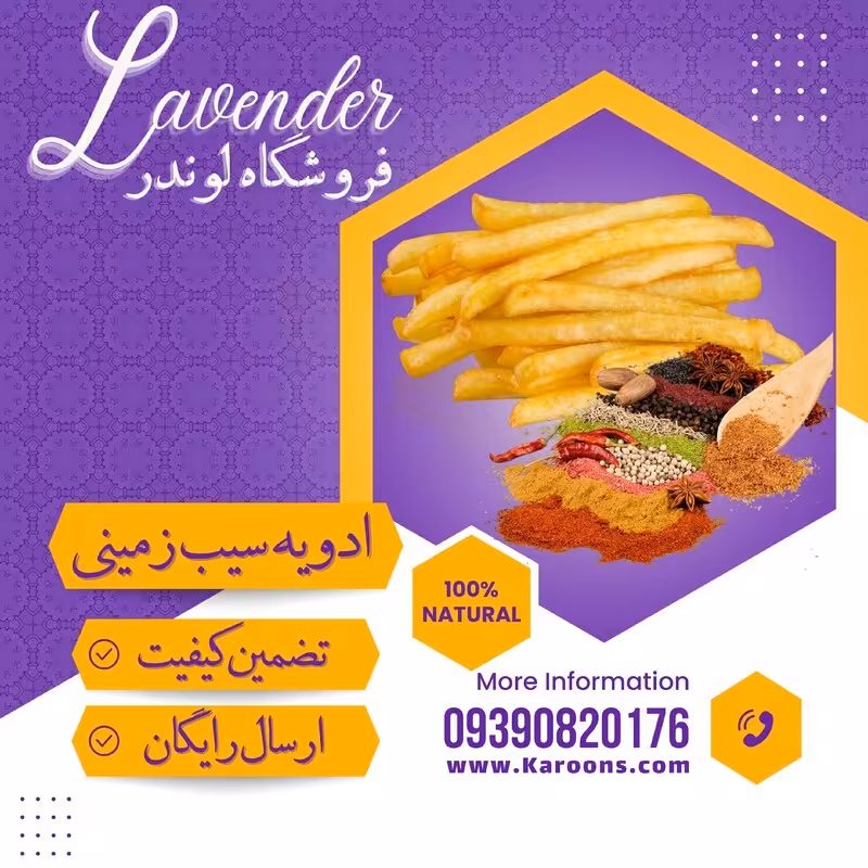 ادویه ترکیبی 24 قلم مخصوص سیب زمینی (100گرمی) فروشگاه لوندر