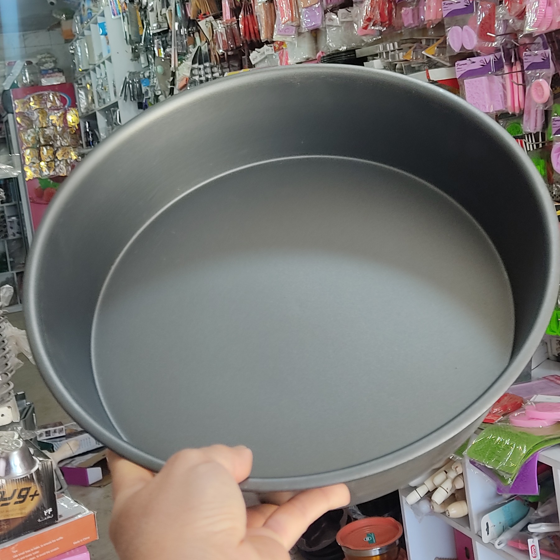 چک قالب تفلون گرد کمربندی قطر  28ارتفاع  6ونیم سانت