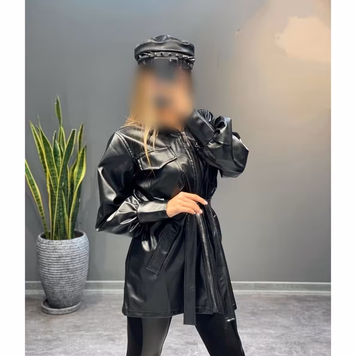 کت و بارانی چرم آستر دار بسیار شیک و با کیفیت