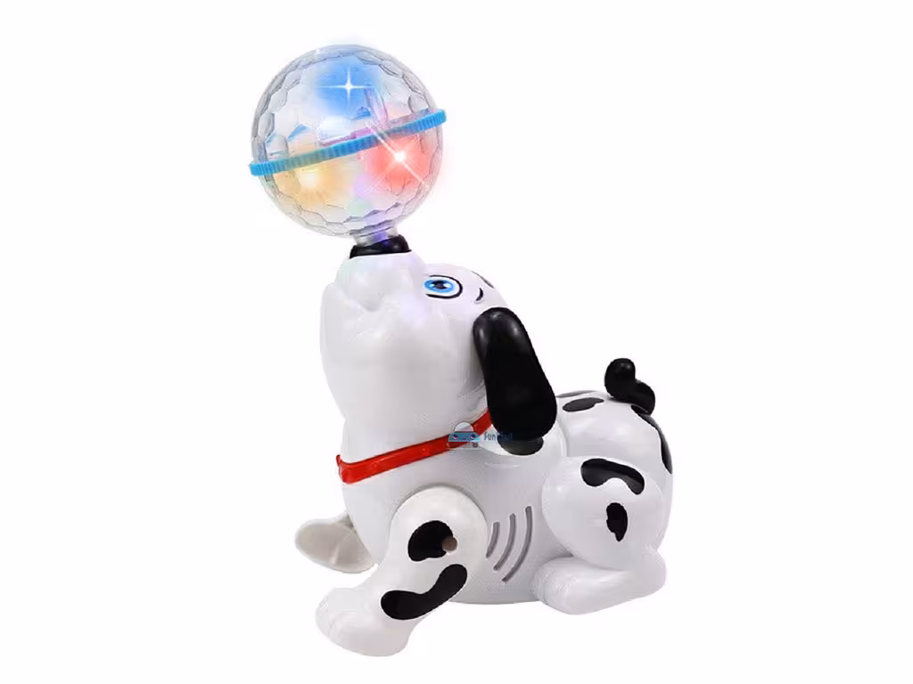 سگ رقصنده (پاپی رقصنده) با توپ موزیکال اسباب بازی دارای رقص نور