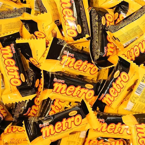 شکلات مترو مینی بسته 250 گرمی