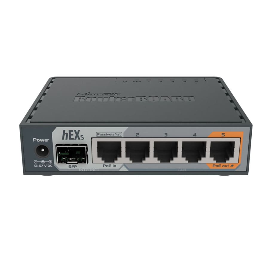 قیمت و خرید روتر و اکسس پوینت بیسیم میکروتیک مدل RB760iGS - hEX S | یاس ارتباط