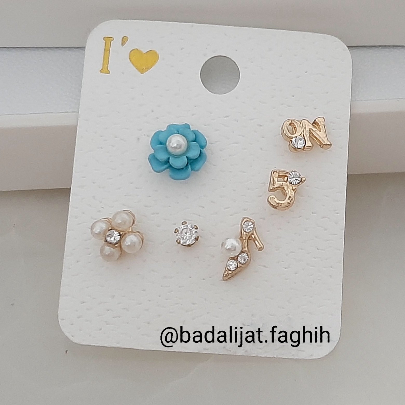 گوشواره پک 3 جفتی فوق العاده شیک و جنس وارداتی با کیفیت و رنگ ثابت