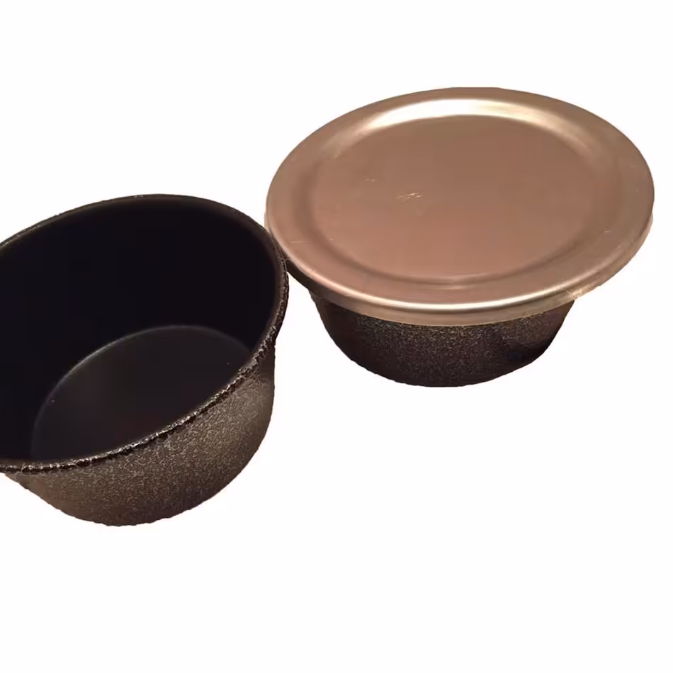 قالب ته چین .در دار.تفلون سه لایه .مشکی