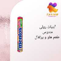 آبنبات منتوس رول با طعم پرتقال و هلو 