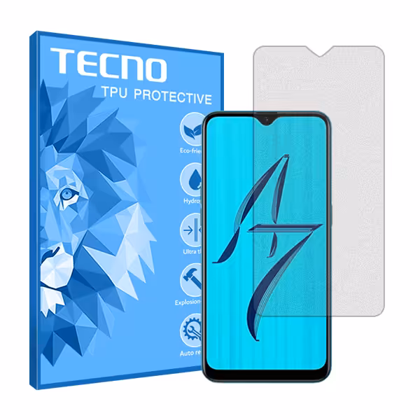 گلس اوپو A7 مدل هیدروژلی مات برند تکنو کد S