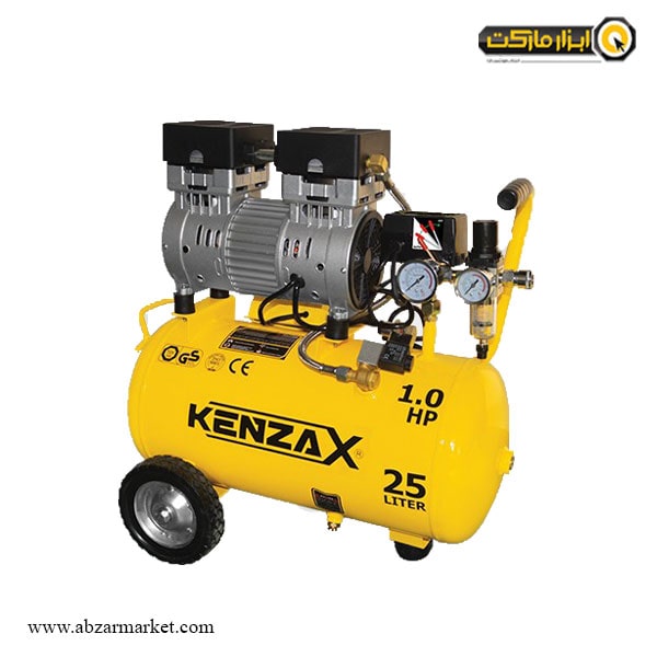کمپرسور باد سایلنت کنزاکس 25 لیتری مدل KACS-125