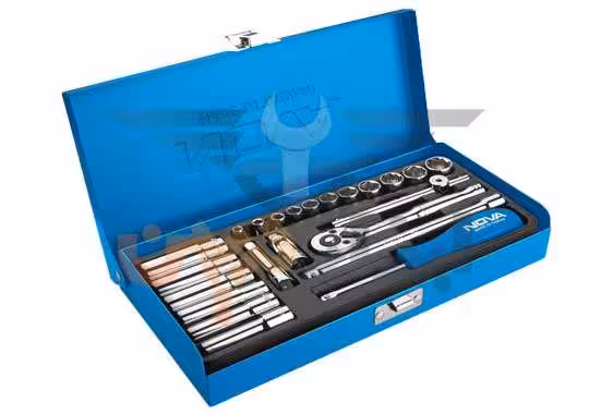 جعبه بکس نووا 23 پارچه 1/4 اینچnova nts 7302
