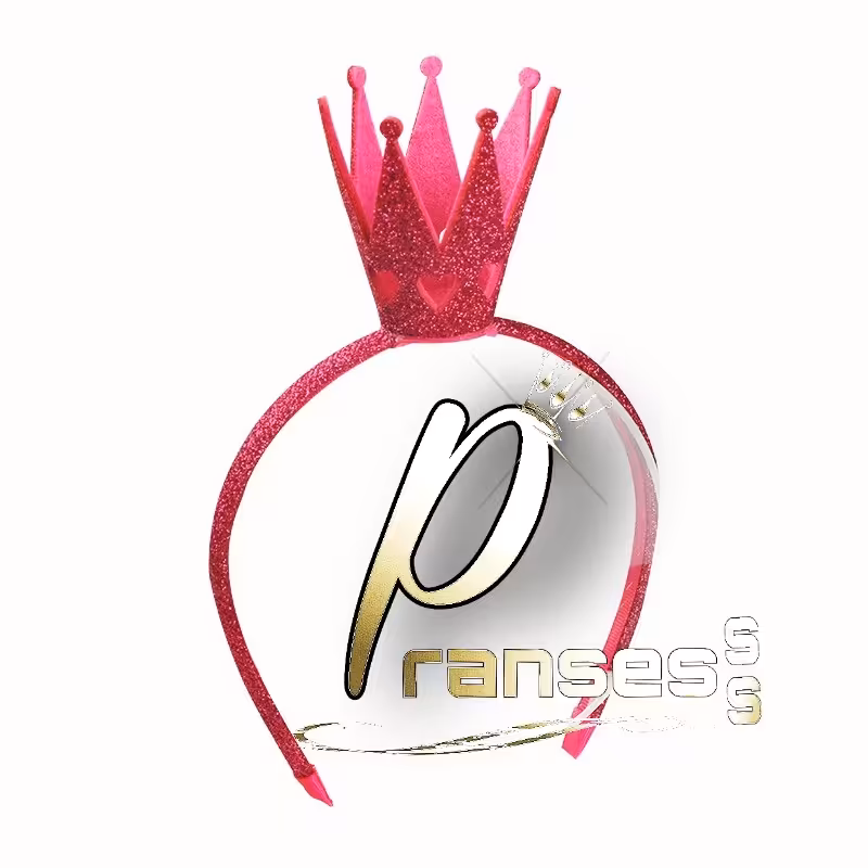 تاج اکلیلی دخترانه مناسب تولد و جشن ها (دارای رنگبندی )