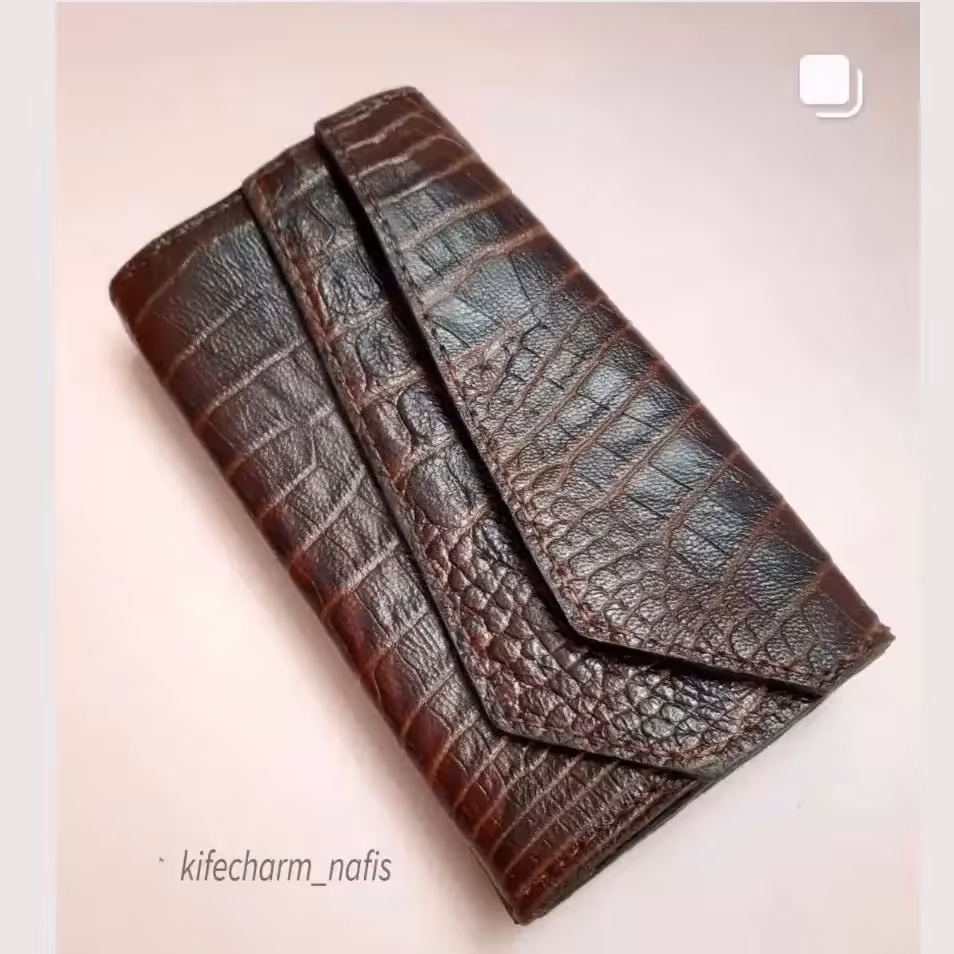 کیف پول چرم دست دوز 