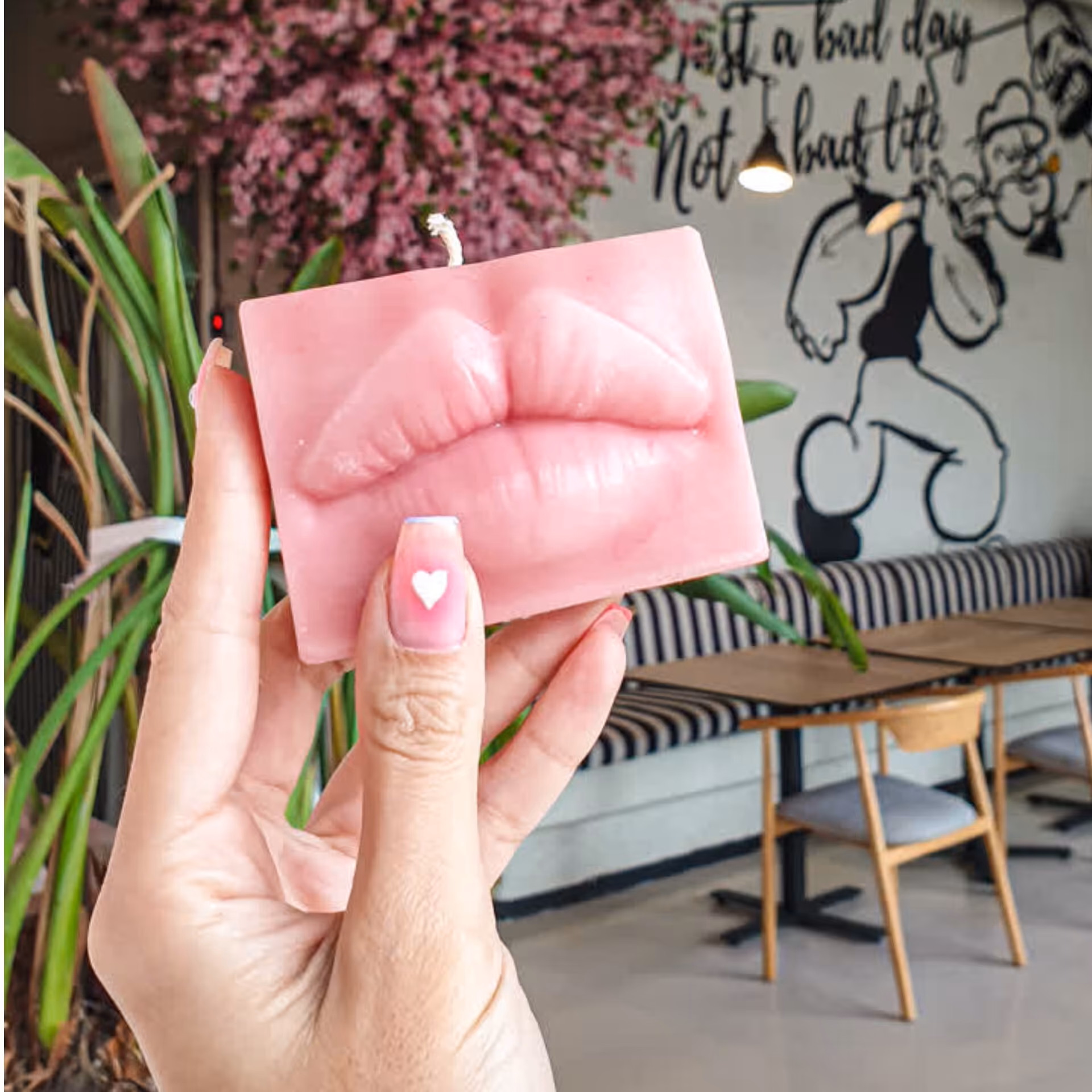 شمع قالبی لب