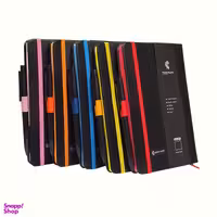 دفتر یادداشت پدیده نقش مدل مداد رنگی به همراه خودکار بسته 5 عددی