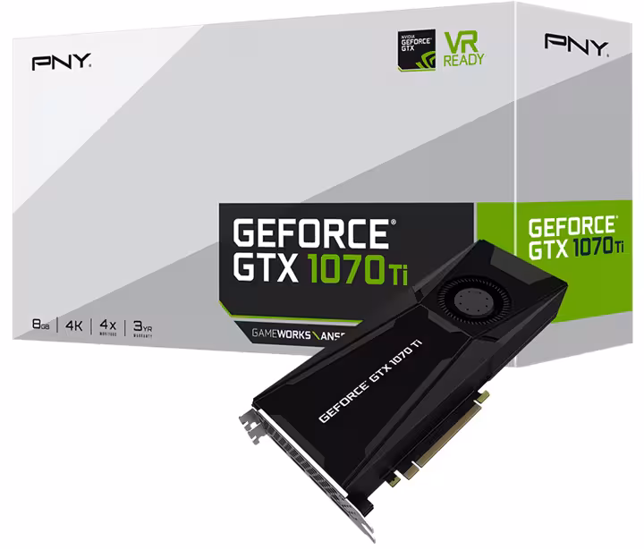 کارت گرافیک پی ان وای مدل GTX 1070 Ti Blower Edition  با حافظه 8 گیگابایت
