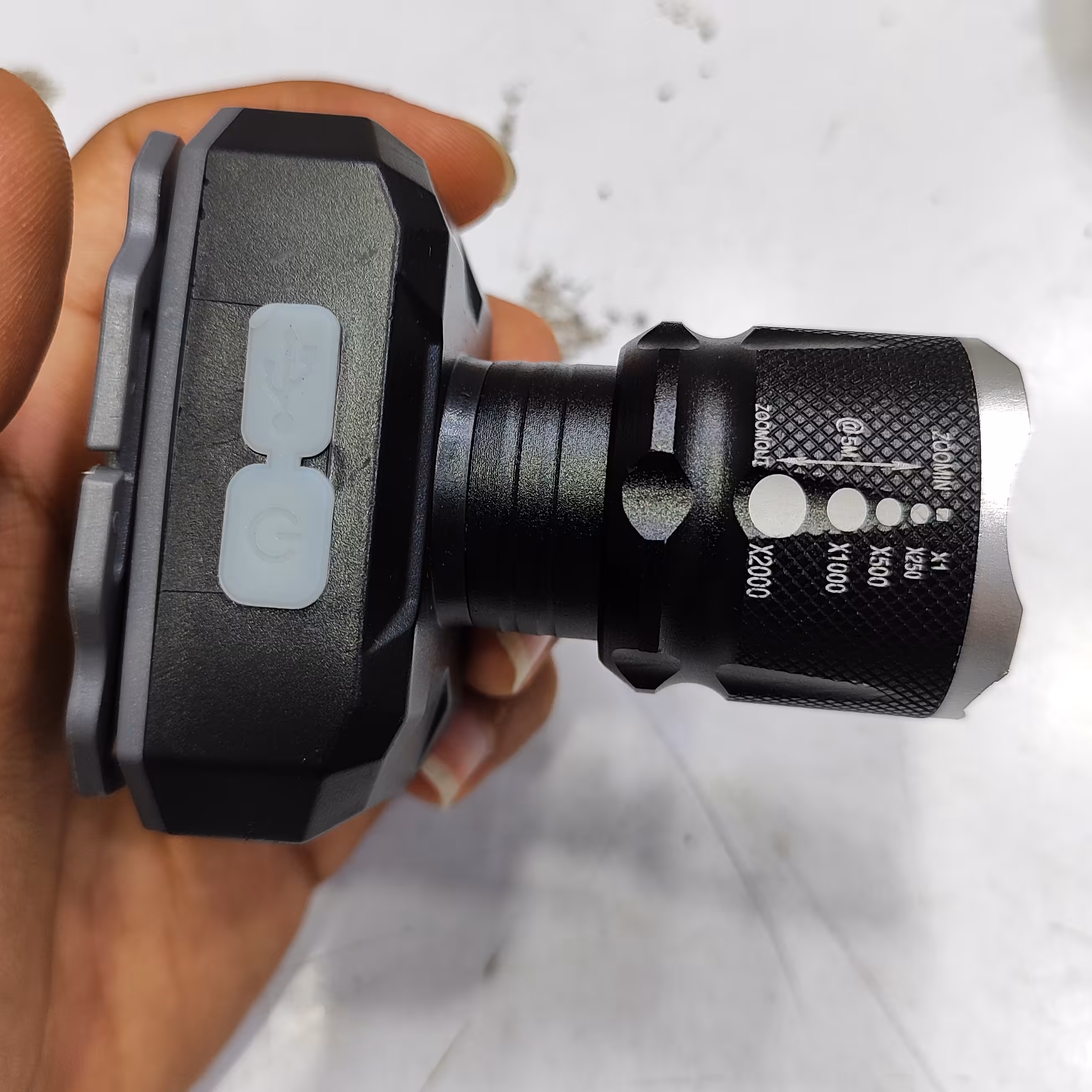 چراغ قوه uv یو وی فلزی 