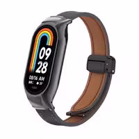 بند مدل چرمی مناسب برای مچ بندهای هوشمند شیائومی Mi Band 3/4,5/6,7,8