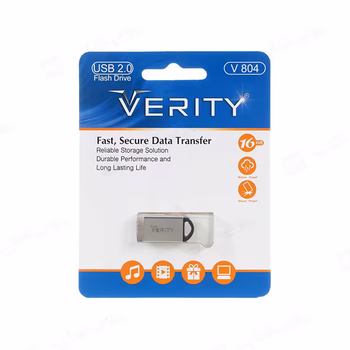 فلش مموری وریتی مدل v804 ظرفیت 16 گیگابایت