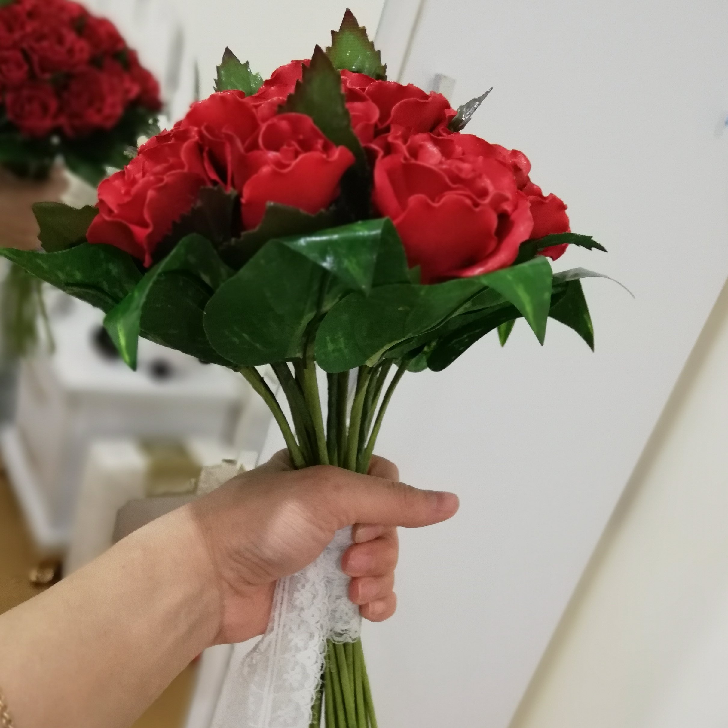 دسته گل رز