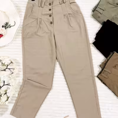 شلوار کتان کش