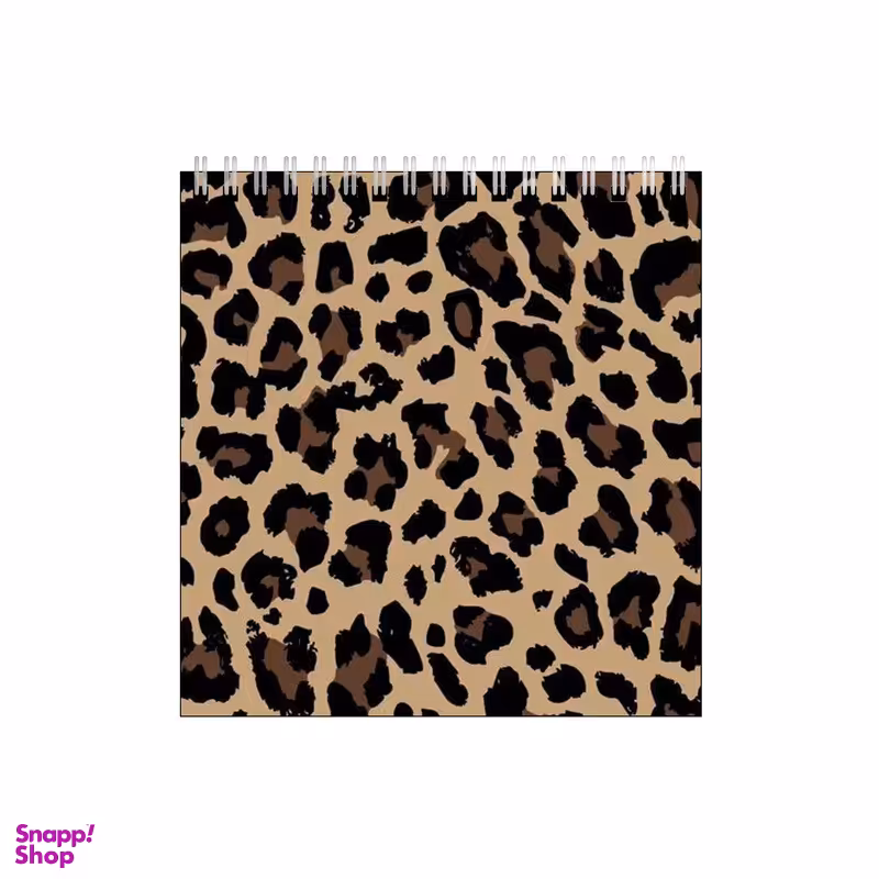 دفتر طراحی بامبیلیپ طرح پلنگی قهوه ای کد 7833627