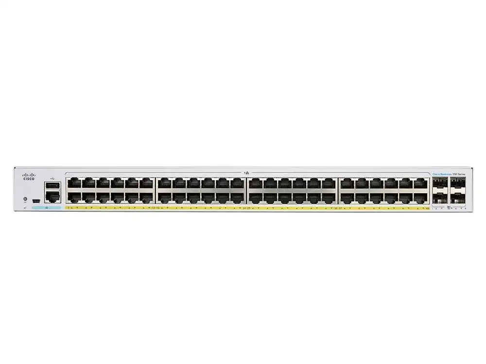 سوئیچ شبکه CBS350-48FP-4G سیسکو/ مدیریتی/ 48 پورت/لایه3