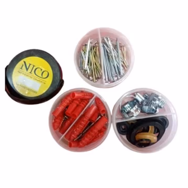 پکیج میخ - سوزن - واشر - بست3 طبقه