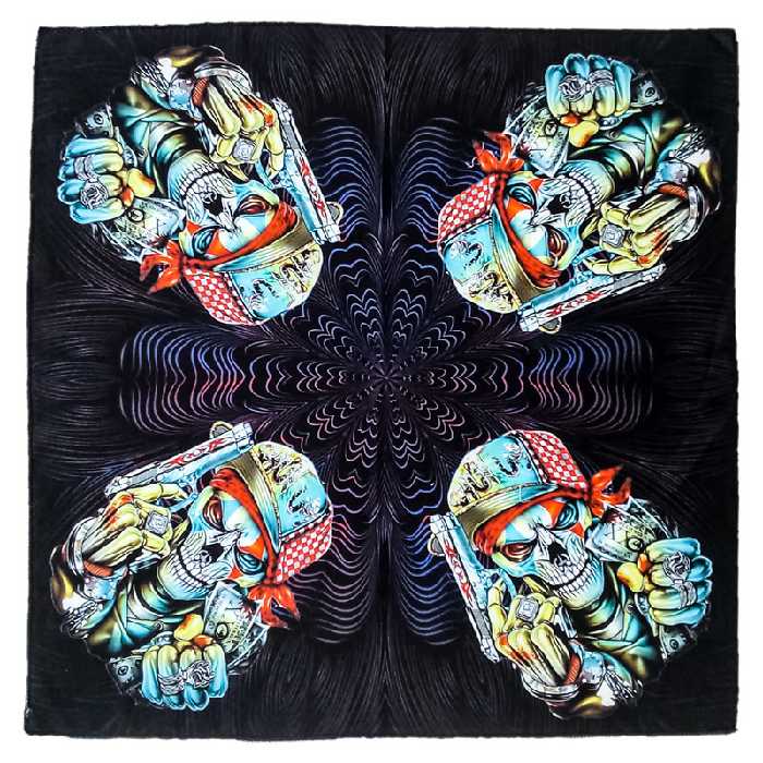 دستمال سر و گردن مدل باندانا کد 166