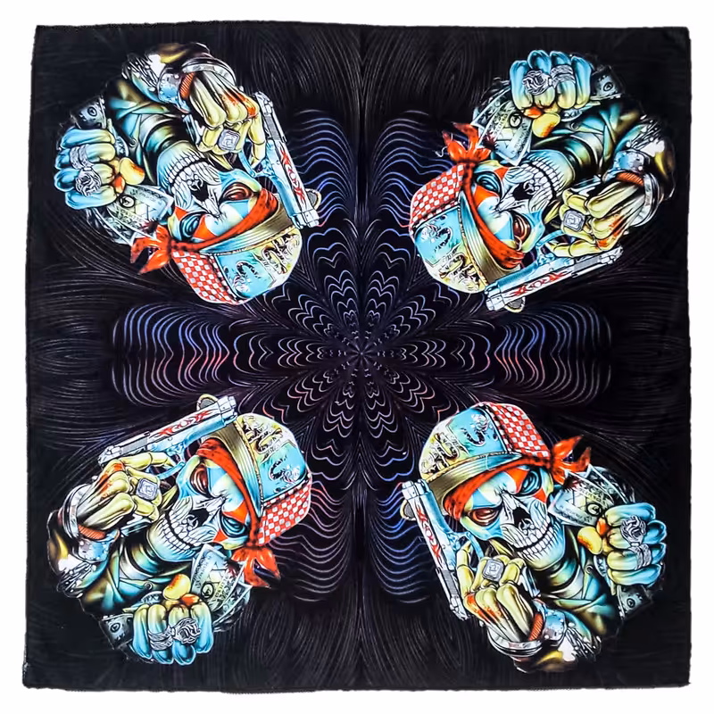 دستمال سر و گردن مدل باندانا کد 166