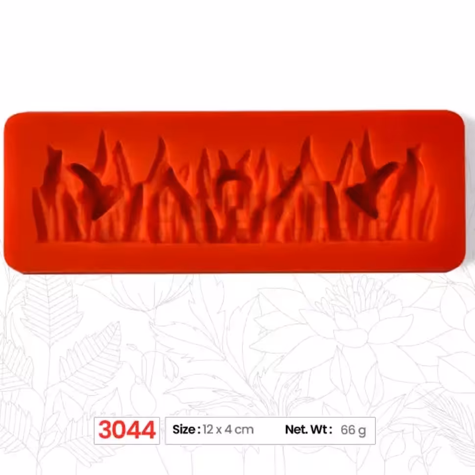 مولد سیلیکونی طرح چمن برند سورنا پارت رنگ قرمز ابعاد 12 در 4 سانت 