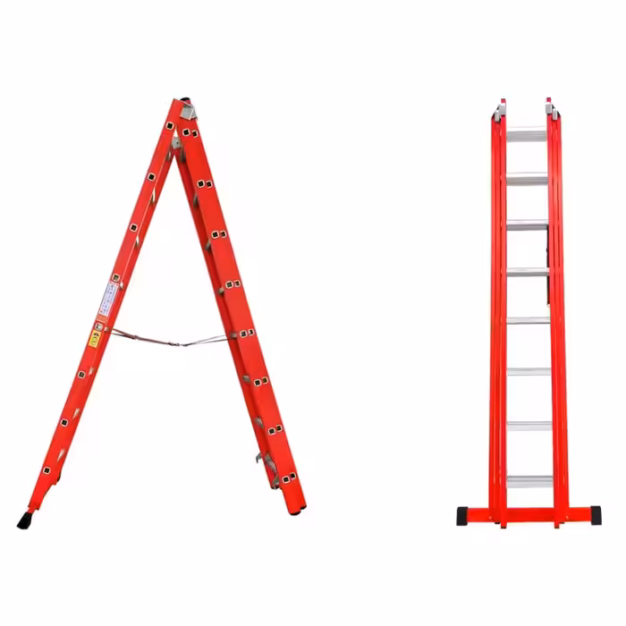 نردبان 25 پله مدل afra 3p( ارسال با باربری به صورت پس کرایه بر عهده مشتری میباشد )