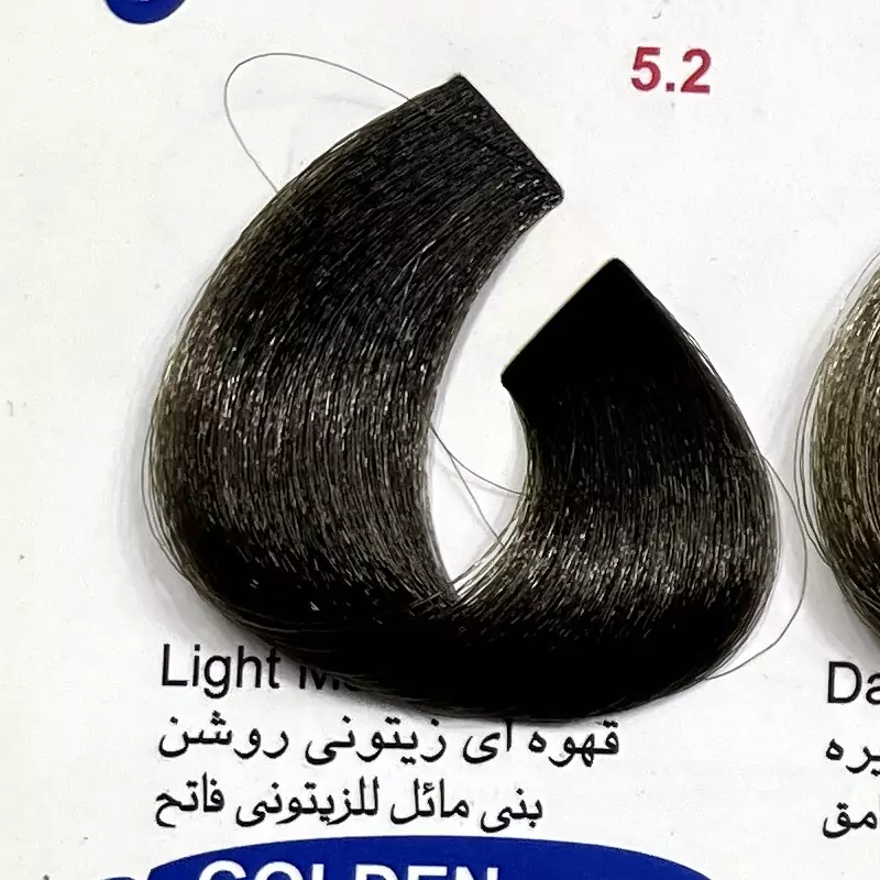 قهوه ای زیتونی روشن 52 ،رنگ مو کم آمونیاک پیلون ویک عدد اکسیدان | amazonchi