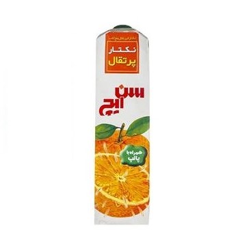 آبمیوه پرتقال پالپ دار یک لیتری سن ایچ(عمده کارتن 12عددی)