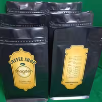 فروش عمده قهوه دان 50عربیکا50 روباستا پک شش عدد 500 گرمی.چوگدن کافی 