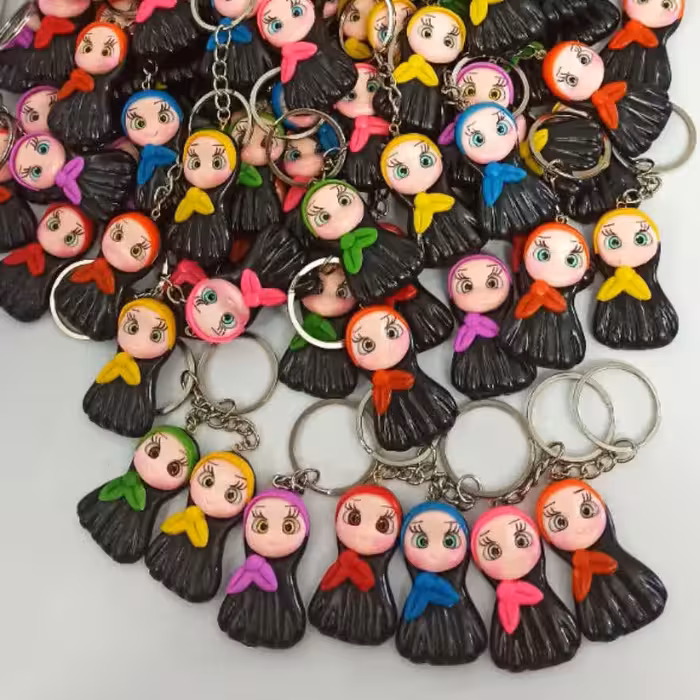 پک چهار تایی عروسکی آویز  کیف دخترانه ارسال رایگان 