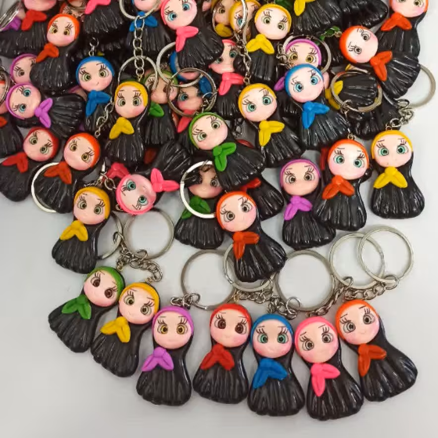 پک چهار تایی عروسکی آویز  کیف دخترانه ارسال رایگان 