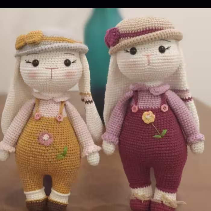 عروسک بافتنی(خرگوش نماد سال 1402