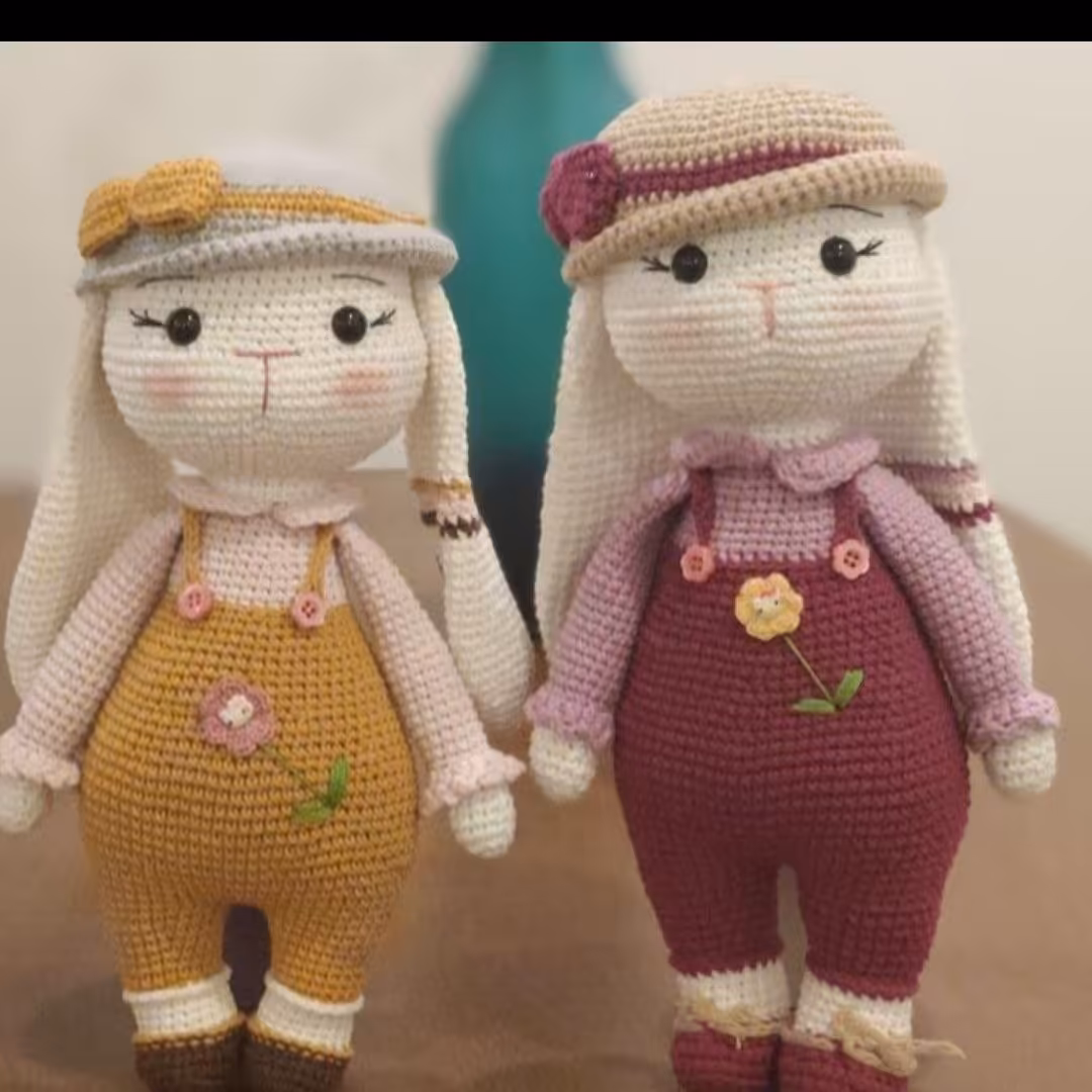 عروسک بافتنی(خرگوش نماد سال 1402